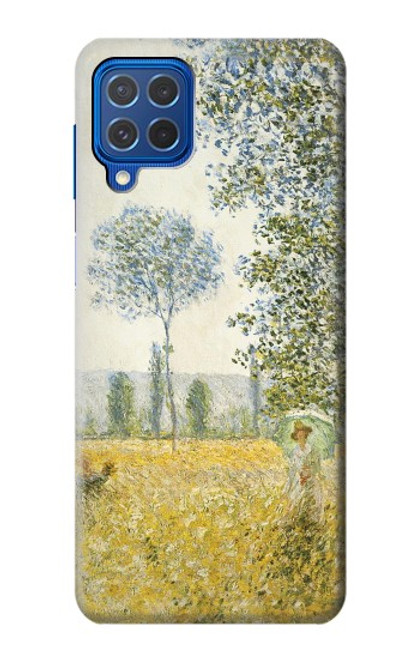 W2682 Claude Monet Fields In Spring Hard Case and Leather Flip Case For Samsung Galaxy M62