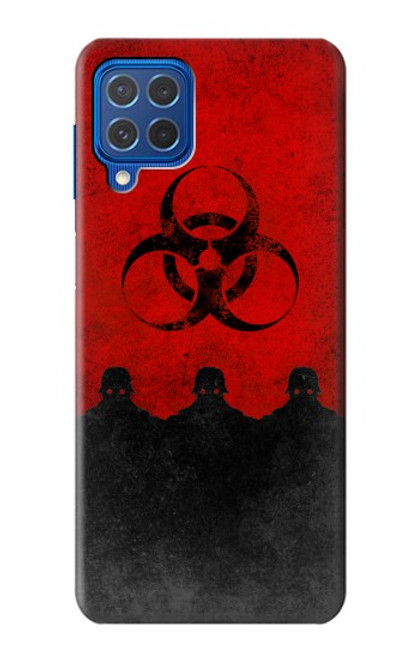 W2917 Biohazards Virus Red Alert Hard Case and Leather Flip Case For Samsung Galaxy M62