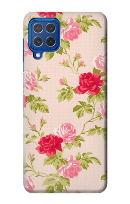 W3037 Pretty Rose Cottage Flora Hard Case and Leather Flip Case For Samsung Galaxy M62