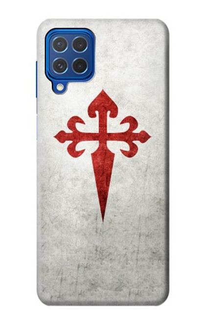 W3200 Order of Santiago Cross of Saint James Hard Case and Leather Flip Case For Samsung Galaxy M62