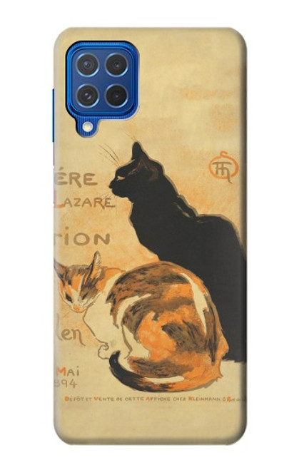 W3229 Vintage Cat Poster Hard Case and Leather Flip Case For Samsung Galaxy M62