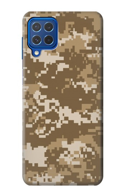 W3294 Army Desert Tan Coyote Camo Camouflage Hard Case and Leather Flip Case For Samsung Galaxy M62