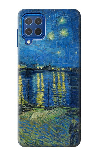 W3336 Van Gogh Starry Night Over the Rhone Hard Case and Leather Flip Case For Samsung Galaxy M62