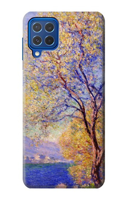 W3339 Claude Monet Antibes Seen from the Salis Gardens Hard Case and Leather Flip Case For Samsung Galaxy M62