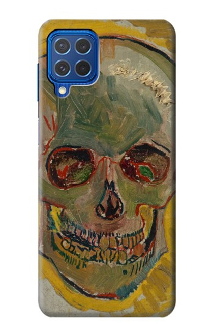 W3359 Vincent Van Gogh Skull Hard Case and Leather Flip Case For Samsung Galaxy M62