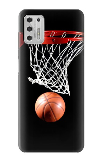 W0066 Basketball Hard Case and Leather Flip Case For Motorola Moto G Stylus (2021)