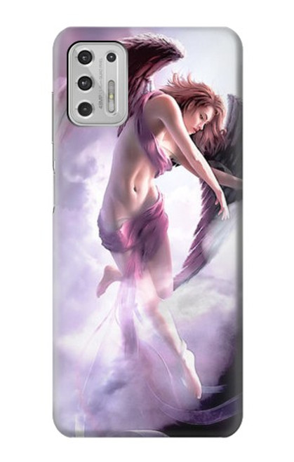 W0407 Fantasy Angel Hard Case and Leather Flip Case For Motorola Moto G Stylus (2021)