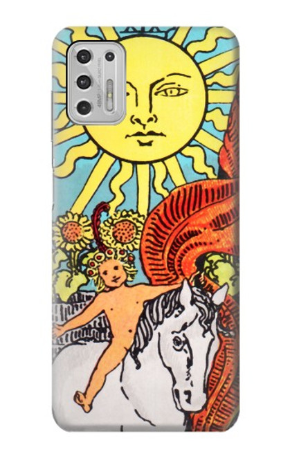 W0565 Tarot Sun Hard Case and Leather Flip Case For Motorola Moto G Stylus (2021)