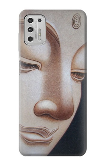 W1255 Buddha Face Hard Case and Leather Flip Case For Motorola Moto G Stylus (2021)