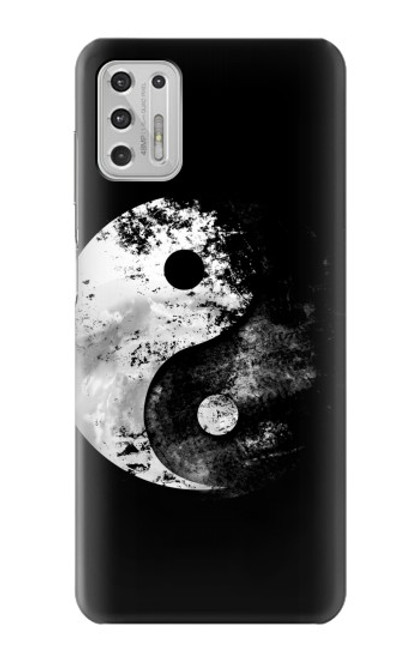 W1372 Moon Yin-Yang Hard Case and Leather Flip Case For Motorola Moto G Stylus (2021)