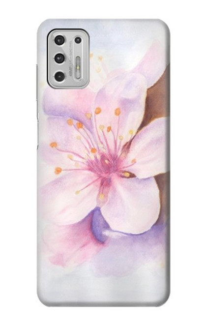 W1415 Sakura Blossom Art Hard Case and Leather Flip Case For Motorola Moto G Stylus (2021)