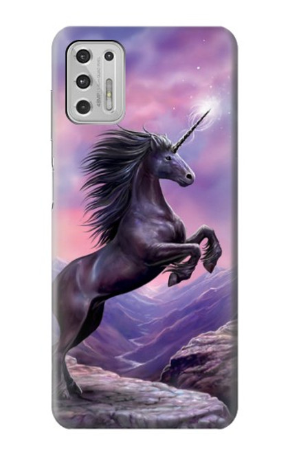 W1461 Unicorn Fantasy Horse Hard Case and Leather Flip Case For Motorola Moto G Stylus (2021)