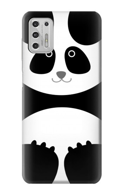 W2085 Panda Minimalist Hard Case and Leather Flip Case For Motorola Moto G Stylus (2021)