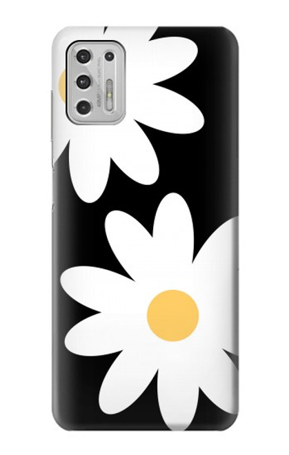 W2315 Daisy White Flowers Hard Case and Leather Flip Case For Motorola Moto G Stylus (2021)