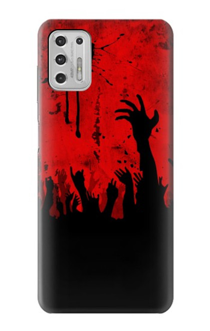 W2458 Zombie Hands Hard Case and Leather Flip Case For Motorola Moto G Stylus (2021)