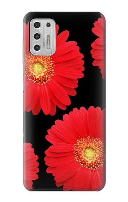 W2478 Red Daisy flower Hard Case and Leather Flip Case For Motorola Moto G Stylus (2021)