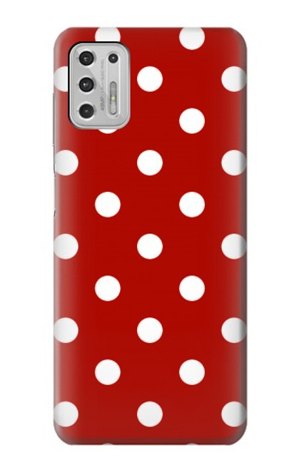 W2951 Red Polka Dots Hard Case and Leather Flip Case For Motorola Moto G Stylus (2021)