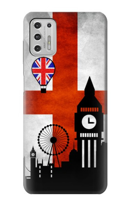 W2979 England Football Soccer Hard Case and Leather Flip Case For Motorola Moto G Stylus (2021)