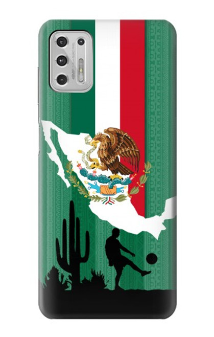 W2994 Mexico Football Soccer Hard Case and Leather Flip Case For Motorola Moto G Stylus (2021)