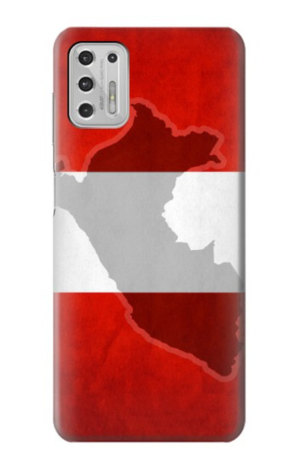 W3018 Peru Flag Hard Case and Leather Flip Case For Motorola Moto G Stylus (2021)