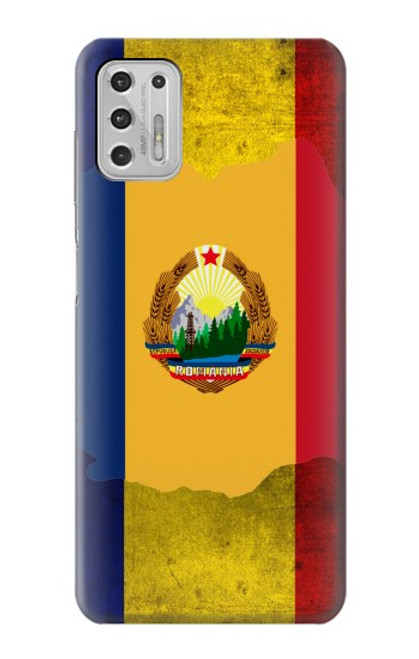 W3021 Romania Flag Hard Case and Leather Flip Case For Motorola Moto G Stylus (2021)