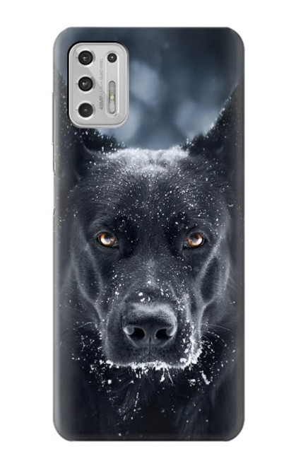 W3168 German Shepherd Black Dog Hard Case and Leather Flip Case For Motorola Moto G Stylus (2021)