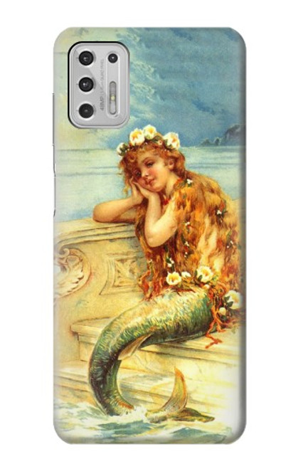 W3184 Little Mermaid Painting Hard Case and Leather Flip Case For Motorola Moto G Stylus (2021)