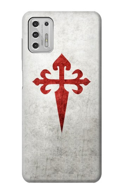 W3200 Order of Santiago Cross of Saint James Hard Case and Leather Flip Case For Motorola Moto G Stylus (2021)