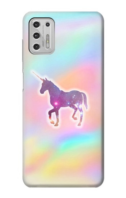 W3203 Rainbow Unicorn Hard Case and Leather Flip Case For Motorola Moto G Stylus (2021)