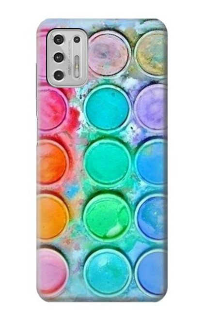 W3235 Watercolor Mixing Hard Case and Leather Flip Case For Motorola Moto G Stylus (2021)