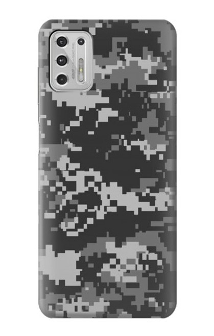 W3293 Urban Black Camo Camouflage Hard Case and Leather Flip Case For Motorola Moto G Stylus (2021)