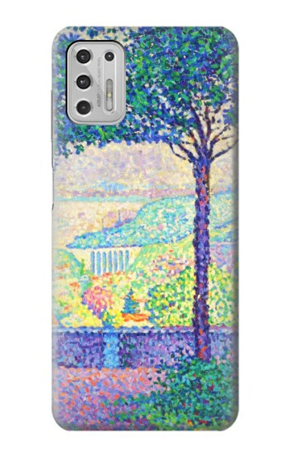 W3349 Paul Signac Terrace of Meudon Hard Case and Leather Flip Case For Motorola Moto G Stylus (2021)