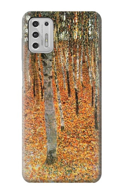 W3380 Gustav Klimt Birch Forest Hard Case and Leather Flip Case For Motorola Moto G Stylus (2021)