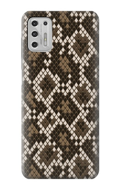 W3389 Seamless Snake Skin Pattern Graphic Hard Case and Leather Flip Case For Motorola Moto G Stylus (2021)