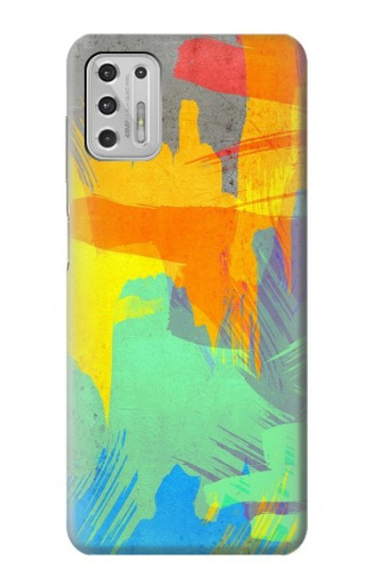 W3423 Brush Stroke Hard Case and Leather Flip Case For Motorola Moto G Stylus (2021)