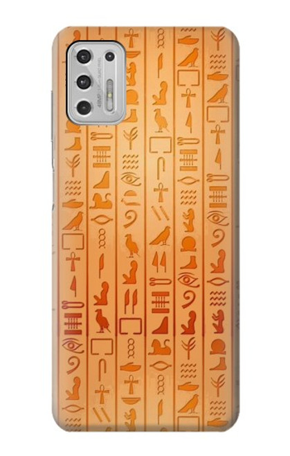 W3440 Egyptian Hieroglyphs Hard Case and Leather Flip Case For Motorola Moto G Stylus (2021)