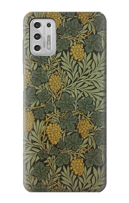 W3662 William Morris Vine Pattern Hard Case and Leather Flip Case For Motorola Moto G Stylus (2021)