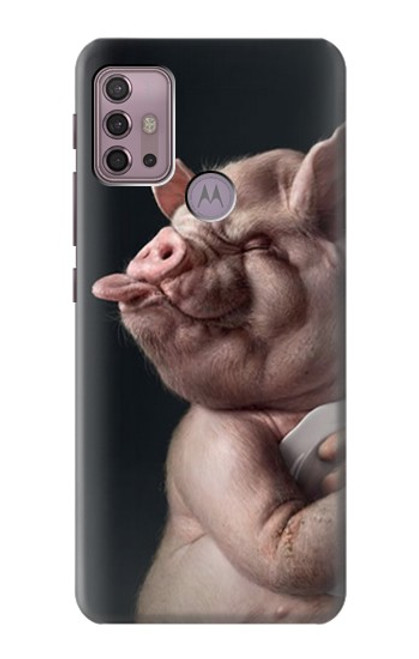 W1273 Crazy Pig Hard Case and Leather Flip Case For Motorola Moto G30, G20, G10