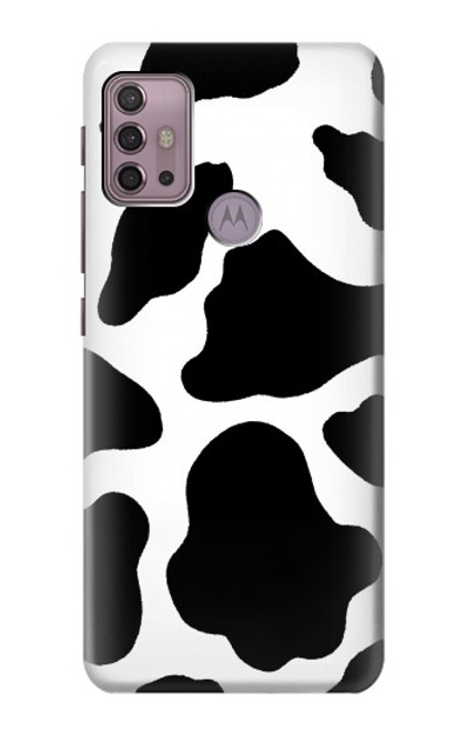 W2096 Seamless Cow Pattern Hard Case and Leather Flip Case For Motorola Moto G30, G20, G10