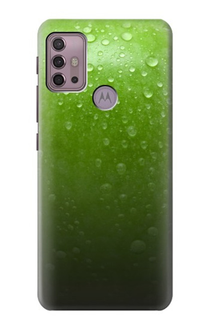 W2475 Green Apple Texture Seamless Hard Case and Leather Flip Case For Motorola Moto G30, G20, G10