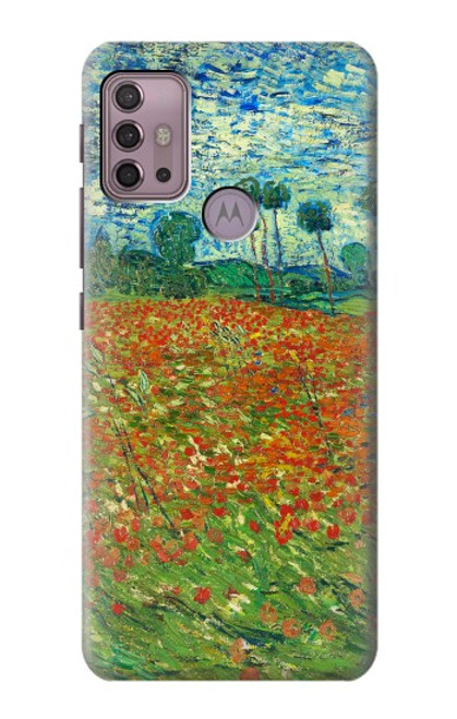 W2681 Field Of Poppies Vincent Van Gogh Hard Case and Leather Flip Case For Motorola Moto G30, G20, G10