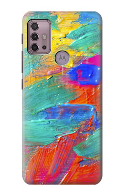 W2942 Brush Stroke Painting Hard Case and Leather Flip Case For Motorola Moto G30, G20, G10