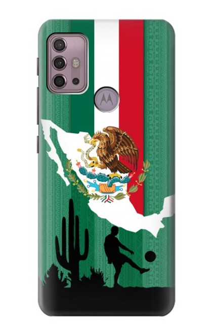 W2994 Mexico Football Soccer Hard Case and Leather Flip Case For Motorola Moto G30, G20, G10