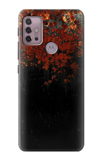 W3071 Rusted Metal Texture Graphic Hard Case and Leather Flip Case For Motorola Moto G30, G20, G10