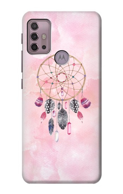 W3094 Dreamcatcher Watercolor Painting Hard Case and Leather Flip Case For Motorola Moto G30, G20, G10