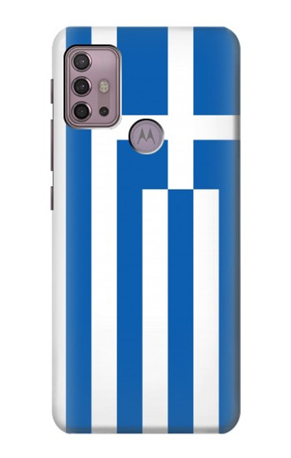 W3102 Flag of Greece Hard Case and Leather Flip Case For Motorola Moto G30, G20, G10