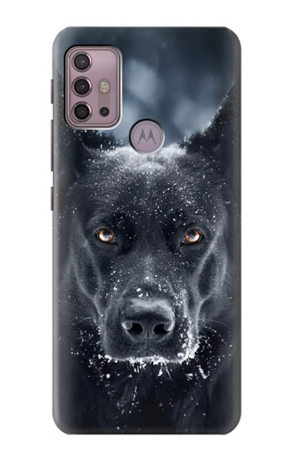 W3168 German Shepherd Black Dog Hard Case and Leather Flip Case For Motorola Moto G30, G20, G10