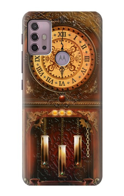 W3174 Grandfather Clock Hard Case and Leather Flip Case For Motorola Moto G30, G20, G10