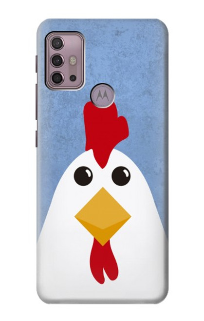 W3254 Chicken Cartoon Hard Case and Leather Flip Case For Motorola Moto G30, G20, G10