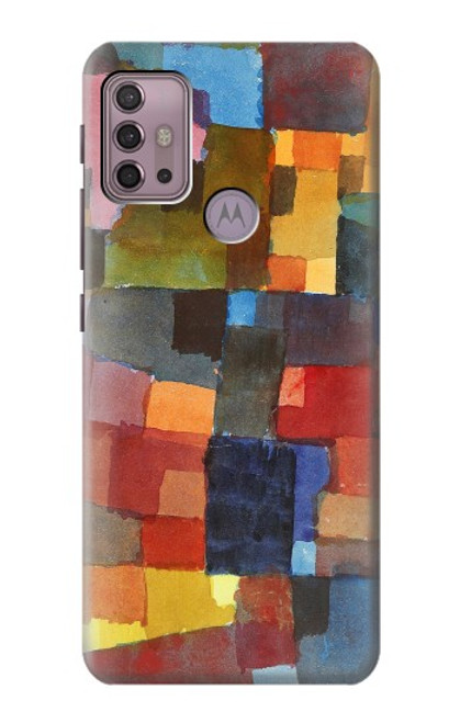 W3341 Paul Klee Raumarchitekturen Hard Case and Leather Flip Case For Motorola Moto G30, G20, G10